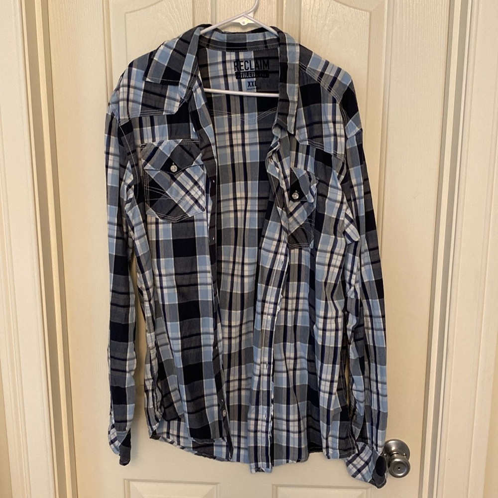 Reclaim athletic fit button-down shirt 2 XL